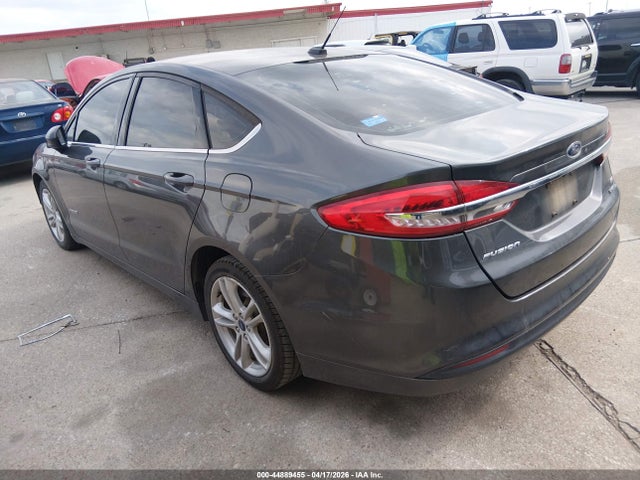 44889455 :رقم المزاد ، 3FA6P0LU0JR128346 vin ، 2018 Ford Fusion Hybrid Se مزاد بيع