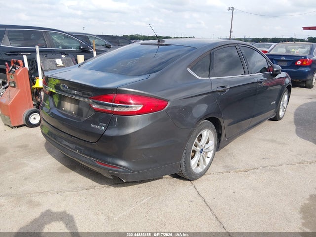 44889455 :رقم المزاد ، 3FA6P0LU0JR128346 vin ، 2018 Ford Fusion Hybrid Se مزاد بيع