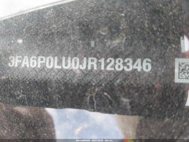 44889455 :رقم المزاد ، 3FA6P0LU0JR128346 vin ، 2018 Ford Fusion Hybrid Se مزاد بيع
