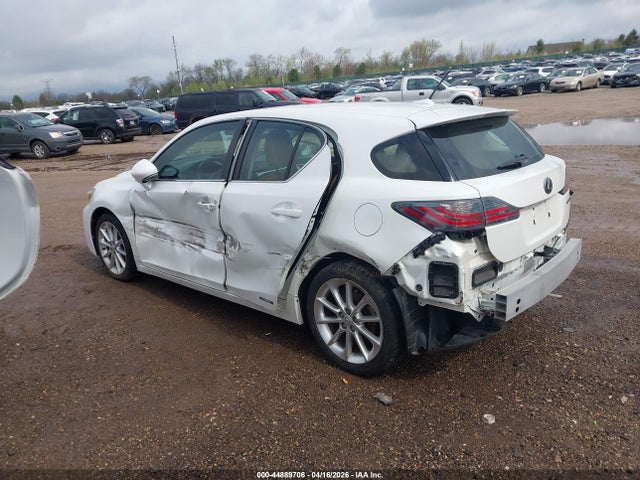 2012 Lexus Ct 200h მანქანა იყიდება აუქციონზე, vin: JTHKD5BH3C2119133, აუქციონის ნომერი: 44889706