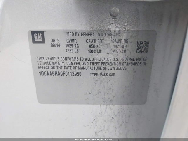 2015 CADILLAC ATS 1G6AA5RA9F0112950 Photo 8