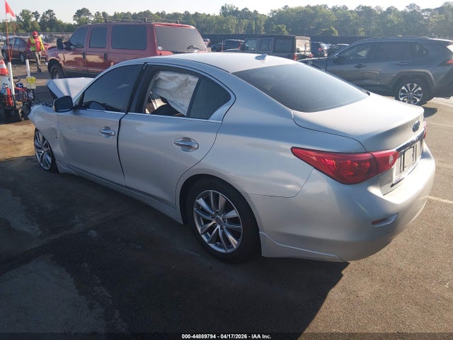 44889794 :رقم المزاد ، JN1BV7AP4EM679661 vin ، 2014 Infiniti Q50 Premium مزاد بيع