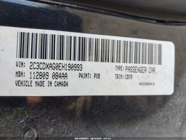 2014 DODGE CHARGER 2C3CDXAG0EH190993 Photo 8