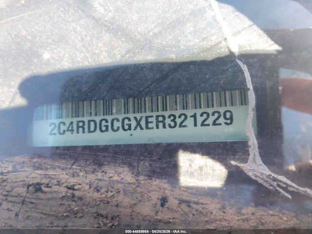 Aukcja sprzedaży 2014 Dodge Grand Caravan Sxt, vin: 2C4RDGCGXER321229, numer aukcji: 44889966