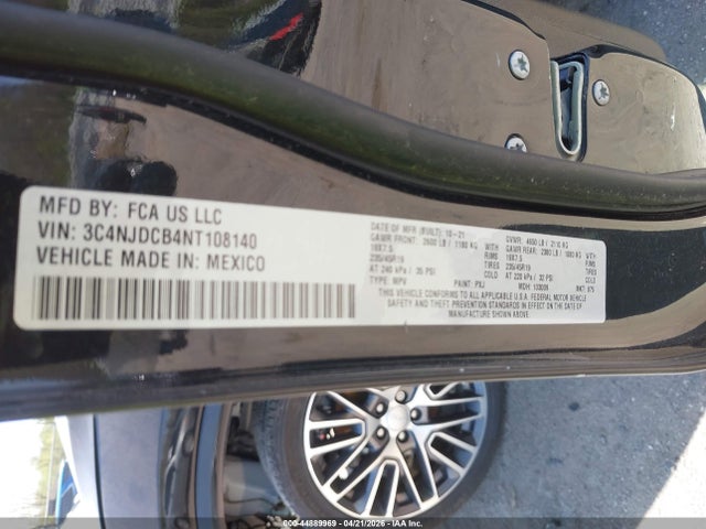 Aukcja sprzedaży 2022 Jeep Compass Limited 4x4, vin: 3C4NJDCB4NT108140, numer aukcji: 44889969