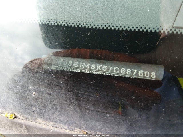 Продажа на аукционе авто 2007 Jeep Grand Cherokee Laredo, vin: 1J8GR48K57C687608, номер лота: 44889975