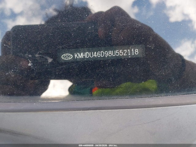 Продаж на аукціоні авто 2008 Hyundai Elantra Gls/se, vin: KMHDU46D98U552118, номер лоту: 44890009