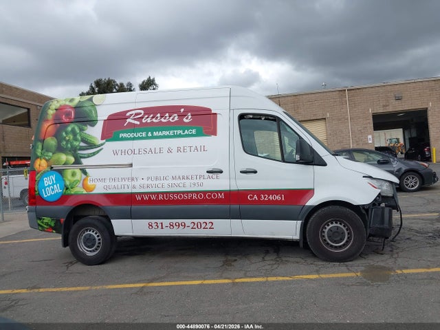 44890076 :رقم المزاد ، W1Y4EBHY1MT056764 vin ، 2021 Mercedes-benz Sprinter 2500 Standard Roof V6 مزاد بيع
