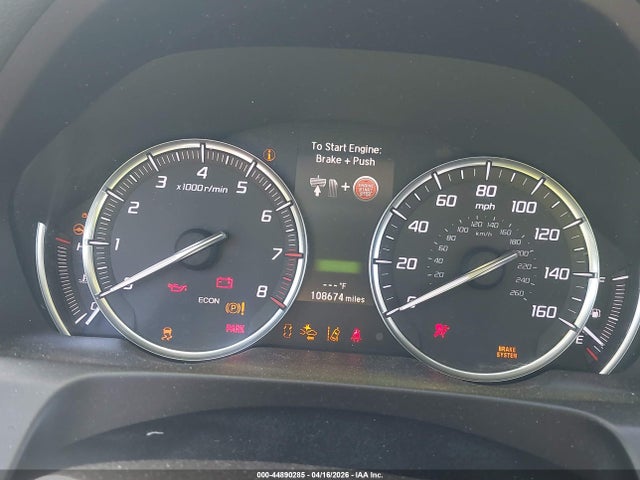 44890285 :رقم المزاد ، 19UUB1F57FA021744 vin ، 2015 Acura Tlx Tech مزاد بيع