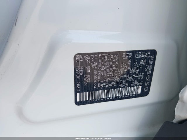 Продаж на аукціоні авто 2021 Nissan Rogue Sv Intelligent Awd, vin: JN8AT3BB0MW212254, номер лоту: 44890345