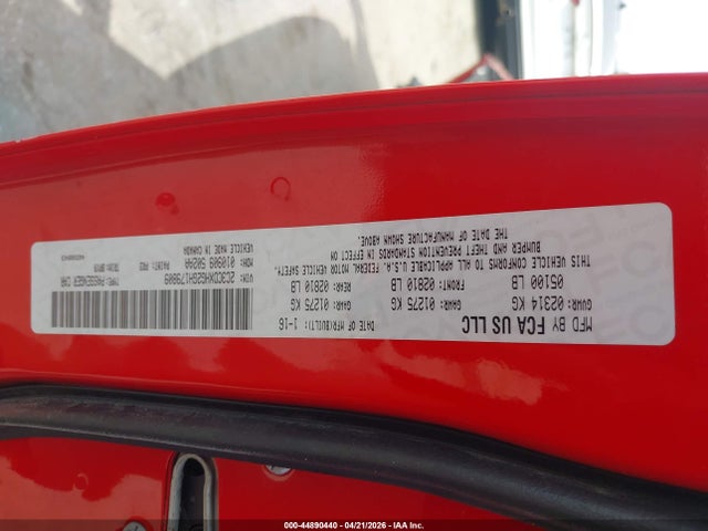 Продажа на аукционе авто 2016 Dodge Charger Sxt, vin: 2C3CDXHG2GH179809, номер лота: 44890440