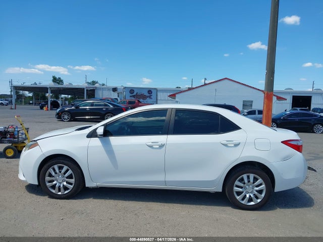 Aukcja sprzedaży 2016 Toyota Corolla Le, vin: 5YFBURHE4GP564199, numer aukcji: 44890527
