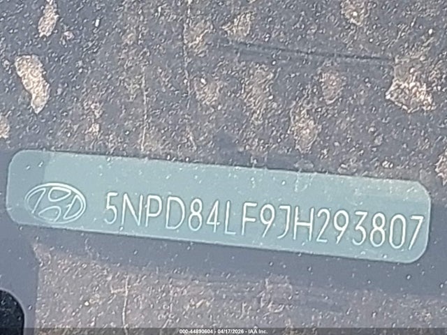 Aukcja sprzedaży 2018 Hyundai Elantra Sel, vin: 5NPD84LF9JH293807, numer aukcji: 44890604