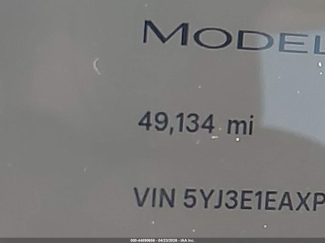 Aukcja sprzedaży 2023 Tesla Model 3 Rear-wheel Drive, vin: 5YJ3E1EAXPF656854, numer aukcji: 44890656