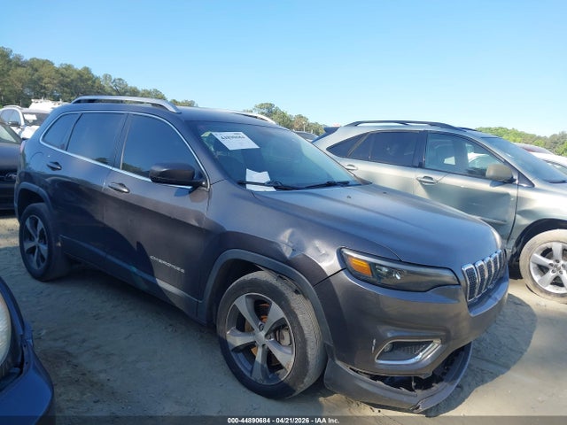 44890684 :رقم المزاد ، 1C4PJLDX4KD262099 vin ، 2019 Jeep Cherokee Limited Fwd مزاد بيع