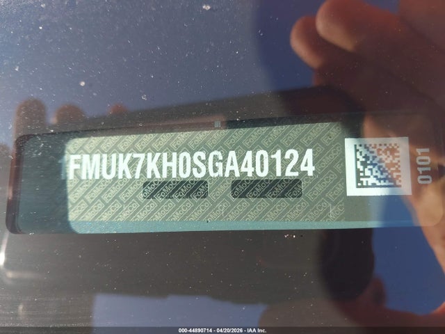 Продаж на аукціоні авто 2025 Ford Explorer St-line, vin: 1FMUK7KH0SGA40124, номер лоту: 44890714