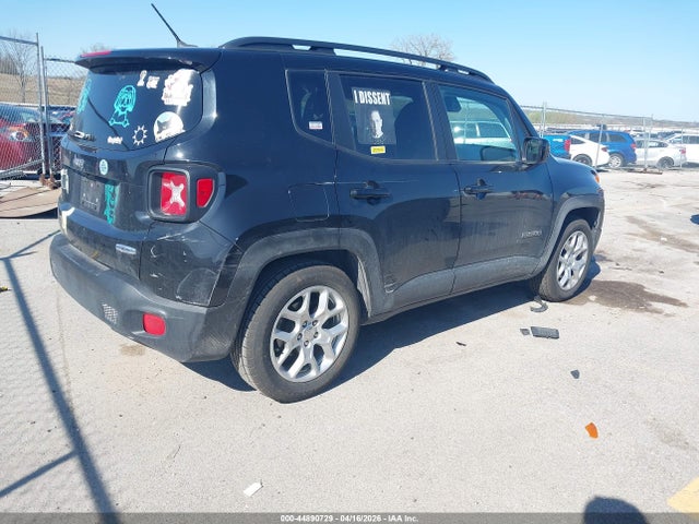 Продажа на аукционе авто 2017 Jeep Renegade Latitude Fwd, vin: ZACCJABB2HPF16400, номер лота: 44890729