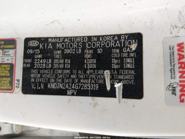 KNDJN2A24G7285319 KIA Soul