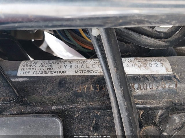 Продаж на аукціоні авто 1989 Yamaha Xv750, vin: JYA3ALE01KA009027, номер лоту: 44890839