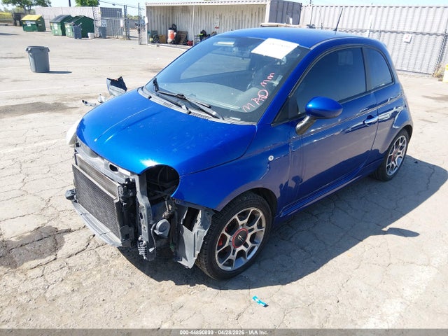 44890899 :رقم المزاد ، 3C3CFFBR2DT624373 vin ، 2013 Fiat 500 Sport مزاد بيع