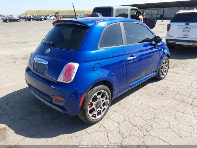 44890899 :رقم المزاد ، 3C3CFFBR2DT624373 vin ، 2013 Fiat 500 Sport مزاد بيع