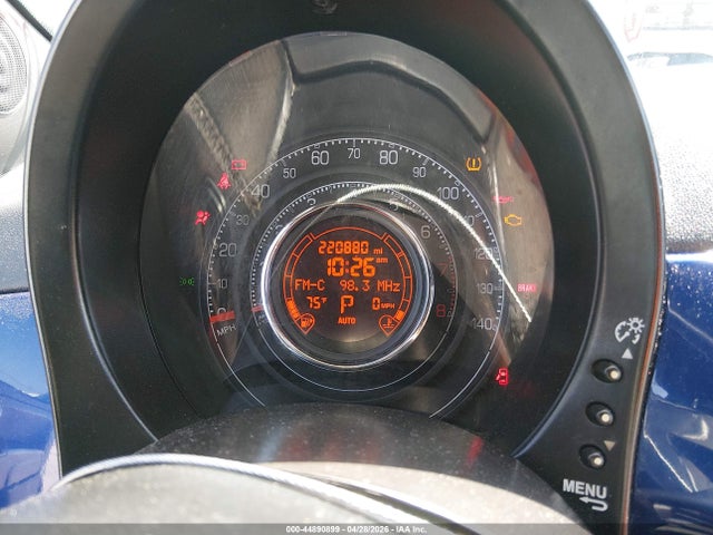 44890899 :رقم المزاد ، 3C3CFFBR2DT624373 vin ، 2013 Fiat 500 Sport مزاد بيع