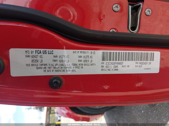2C3CCAGG9FH908937 Chrysler 300 300s