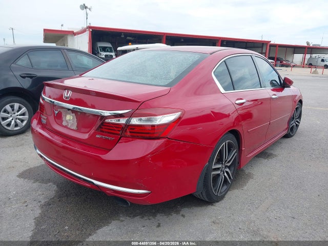 44891356 :رقم المزاد ، 1HGCR2F68GA069034 vin ، 2016 Honda Accord Sport مزاد بيع