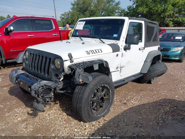 2015 Jeep Wrangler Willys Wheeler მანქანა იყიდება აუქციონზე, vin: 1C4AJWAG1FL756623, აუქციონის ნომერი: 44891591
