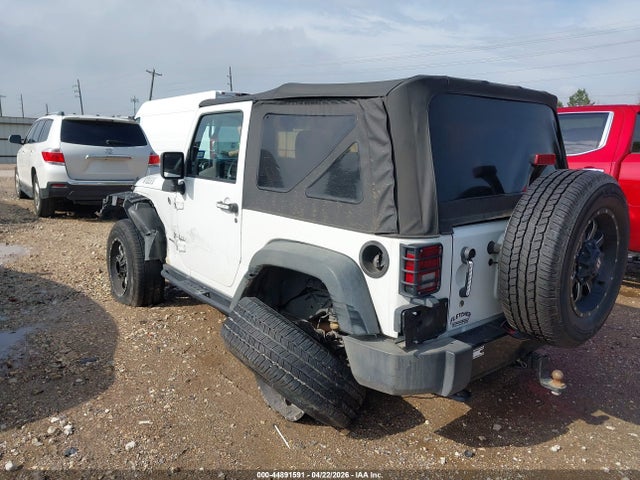 2015 Jeep Wrangler Willys Wheeler მანქანა იყიდება აუქციონზე, vin: 1C4AJWAG1FL756623, აუქციონის ნომერი: 44891591