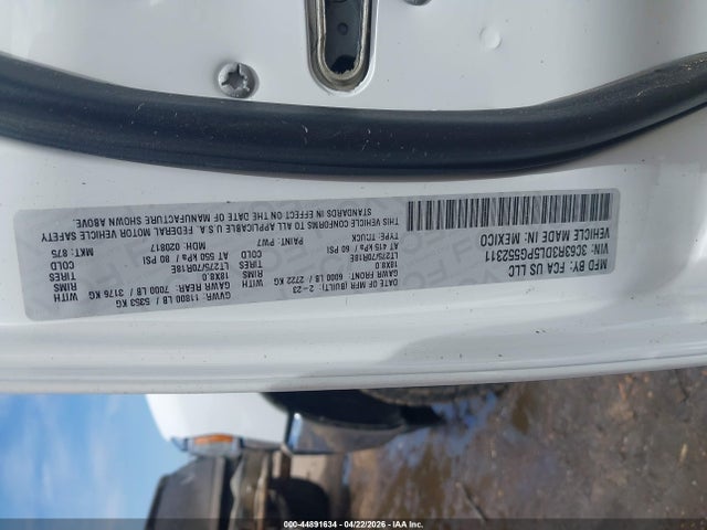 Продаж на аукціоні авто 2023 Ram 3500 Lone Star  4x4 6'4 Box, vin: 3C63R3DL5PG552311, номер лоту: 44891634