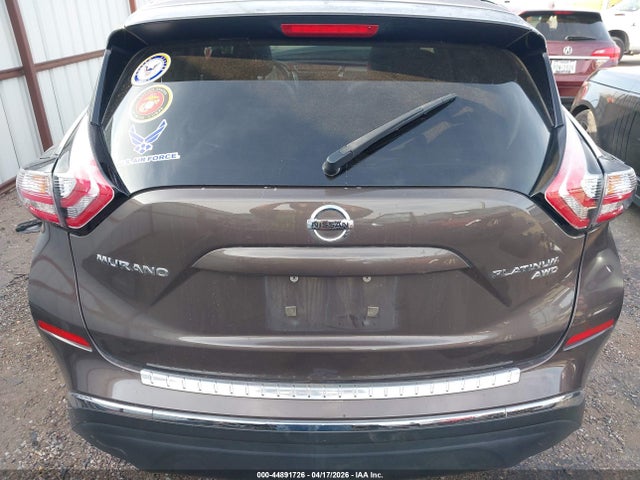 Продаж на аукціоні авто 2018 Nissan Murano Platinum, vin: 5N1AZ2MHXJN116280, номер лоту: 44891726