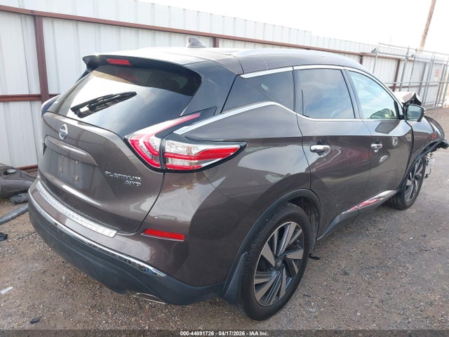 Продаж на аукціоні авто 2018 Nissan Murano Platinum, vin: 5N1AZ2MHXJN116280, номер лоту: 44891726