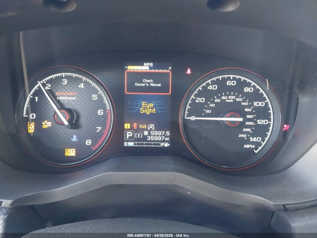 Aukcja sprzedaży 2020 Subaru Forester Sport, vin: JF2SKARC9LH602652, numer aukcji: 44891761