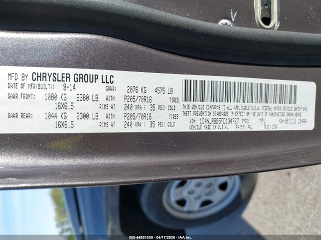 Aukcja sprzedaży 2015 Jeep Patriot Sport, vin: 1C4NJRBB5FD134767, numer aukcji: 44891809