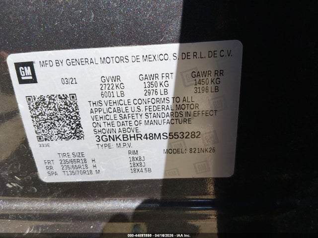 Chevrolet Blazer Awd 2lt 2021 3GNKBHR48MS553282 Image 9