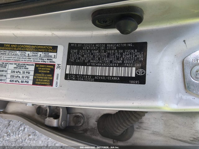 Aukcja sprzedaży 2009 Toyota Camry, vin: 4T1BE46K49U336844, numer aukcji: 44891880