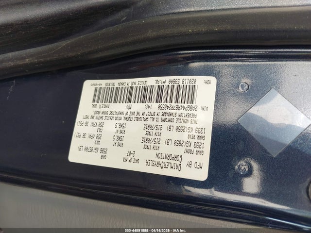 2007 Chrysler Town & Country Lx მანქანა იყიდება აუქციონზე, vin: 2A8GP44R87R248550, აუქციონის ნომერი: 44891885