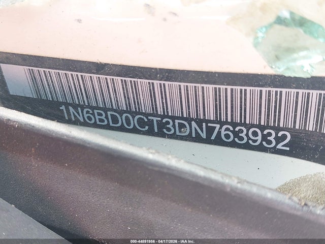 44891956 :رقم المزاد ، 1N6BD0CT3DN763932 vin ، 2013 Nissan Frontier S مزاد بيع