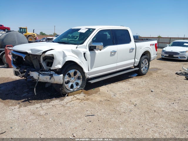 44891981 :رقم المزاد ، 1FTFW1E83NFC37678 vin ، 2022 Ford F-150 Platinum مزاد بيع