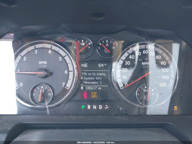 Aukcja sprzedaży 2009 Dodge Ram 1500 Slt/sport/trx, vin: 1D3HV13T89J511695, numer aukcji: 44892059