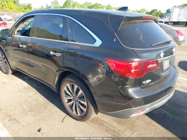 2016 Acura Mdx Technology   Acurawatch Plus Packages/technology Package მანქანა იყიდება აუქციონზე, vin: 5FRYD3H49GB001254, აუქციონის ნომერი: 44892073