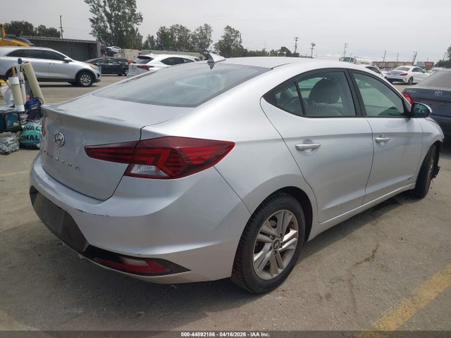 2019 Hyundai Elantra Sel მანქანა იყიდება აუქციონზე, vin: KMHD84LF4KU742099, აუქციონის ნომერი: 44892186