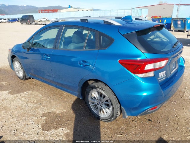 2017 Subaru Impreza 2.0i Premium მანქანა იყიდება აუქციონზე, vin: 4S3GTAD60H3701478, აუქციონის ნომერი: 44892267