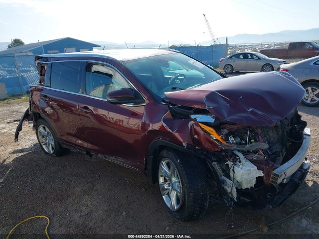 Aukcja sprzedaży 2014 Toyota Highlander Limited V6, vin: 5TDDKRFH9ES052390, numer aukcji: 44892284