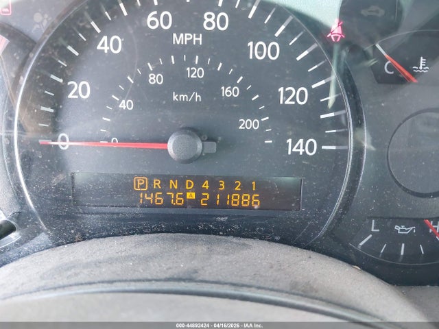 44892424 :رقم المزاد ، 1N6AA07B35N519222 vin ، 2005 Nissan Titan Xe مزاد بيع