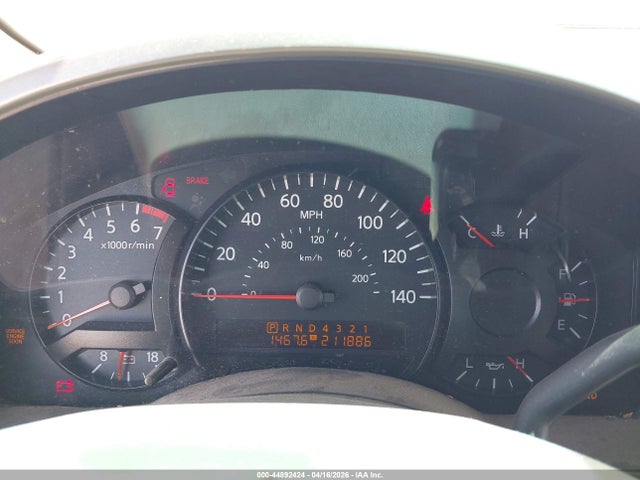 44892424 :رقم المزاد ، 1N6AA07B35N519222 vin ، 2005 Nissan Titan Xe مزاد بيع