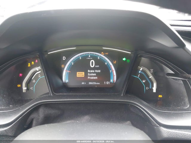 2019 Honda Civic Lx მანქანა იყიდება აუქციონზე, vin: SHHFK7H30KU200245, აუქციონის ნომერი: 44892484