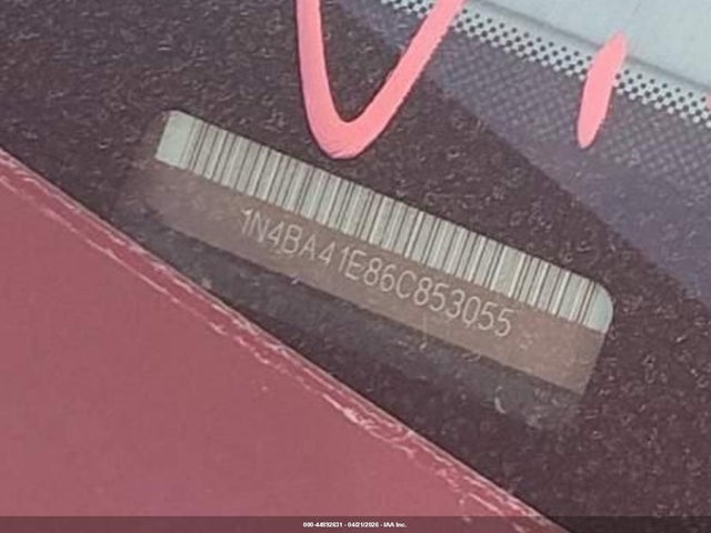 44892631 :رقم المزاد ، 1N4BA41E86C853055 vin ، 2006 Nissan Maxima 3.5 Se مزاد بيع