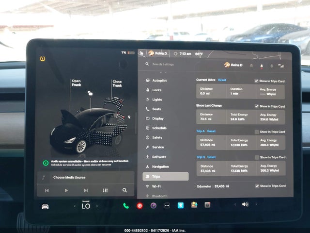 44892802 :رقم المزاد ، 5YJ3E1EA1PF550874 vin ، 2023 Tesla Model 3 Rear-wheel Drive مزاد بيع